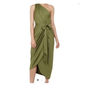 Iso ted baker gabie one shoulder green size 1